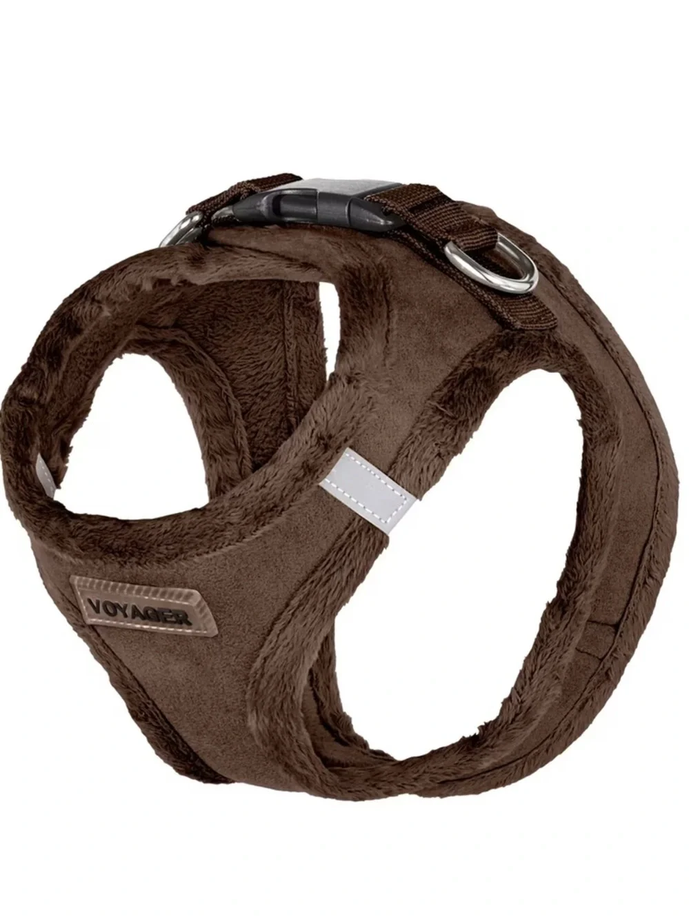 3/$30 Voyager Step in Harness Soft Plush Chocolate Suede
